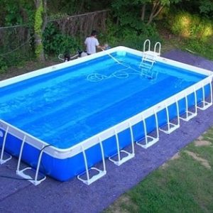 20ft x 40ft x 52in Rectangle Paradise Liberty Above Ground Pool