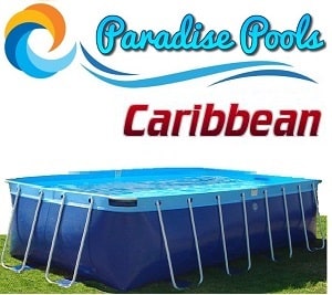 Caribbean Above Ground Pool - 21ft x 48ft x 52in Rectangle