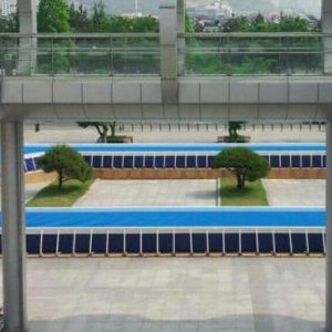 30ft x 40ft x 52in Lazy River Pool - Rectangle With 4 Lights, Dog Step Ramp and Auto Cleaners