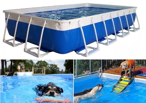 21ft x 41ft x 52in Rectangle Liberty Dock Dog Diving Pools With Ionizer And Transfer