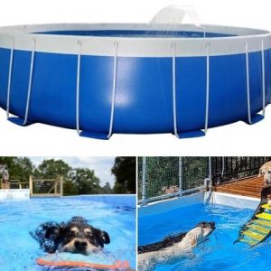 12ft x 52in Round Liberty Dog Pools