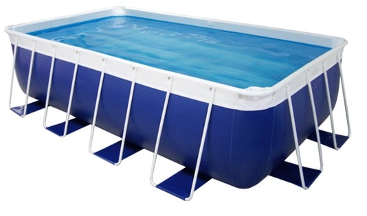 10ft x 15ft x 52in Rectangle Tahitian Above Ground Dog Pool Package