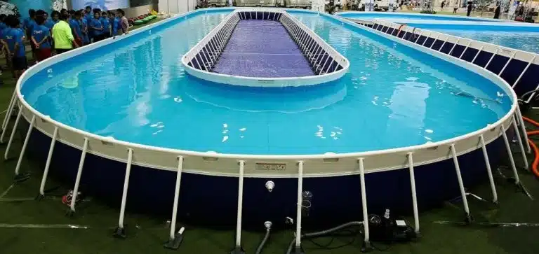 Oval Lazy River Pools