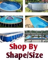 Shop By Size And Shape Above Ground Pools