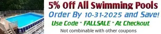 October Pool Sale